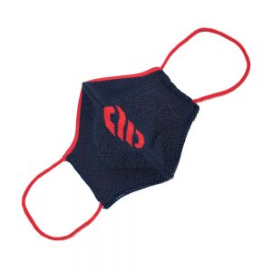 Mask Knit - Symbol Navy Red