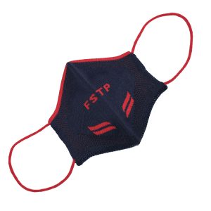 Mask Knit - Wings Navy Red