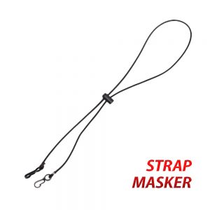Strap Black – Tali / Kalung Masker Kain