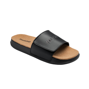 Sandal Slide Shelby Velcro Fullblack